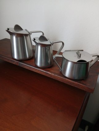 Set Teiera Zuccheriera Lattiera Alessi Vintage