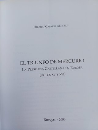 Libro El triunfo de mercurio