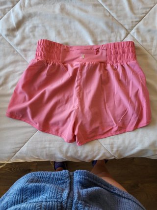 Shorts Boomerang  rosa y negro