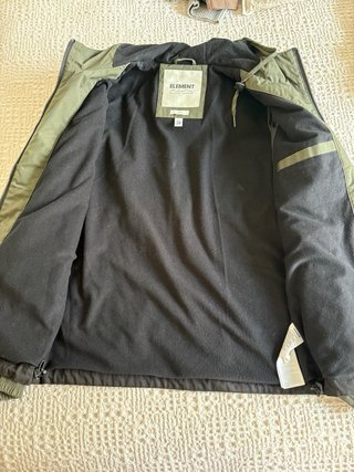 Cazadora Element Verde y Negra Talla S