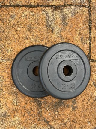 2 Discos de pesas Domyos 2 kg