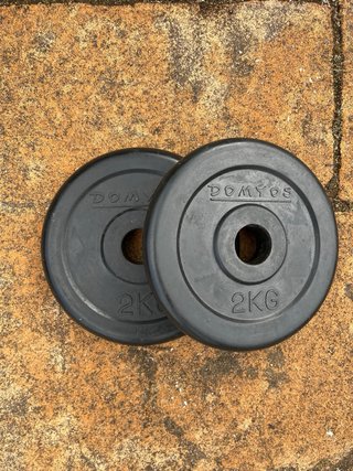 2 Discos de pesas Domyos 2 kg
