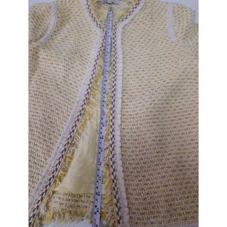 Chaqueta TRF amarilla tweed