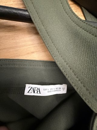Peto largo verde Zara