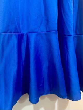 Abito flamenco blu elettrico