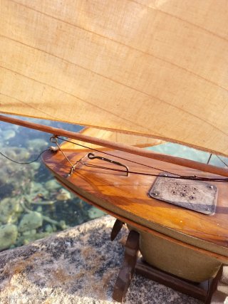 Velero Juguete Antiguo Años 60