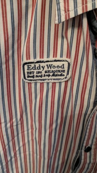 Camicia uomo manica corta Eddie Wood taglia S