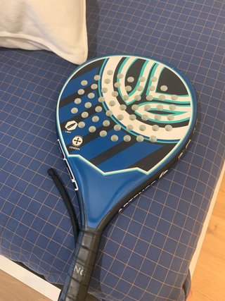 Pala de pádel azul y blanca artengo la venta en f