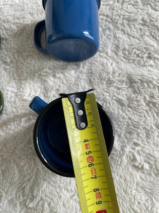 4 Tazas Esmaltadas Pequeñas