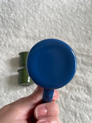 4 Tazas Esmaltadas Pequeñas