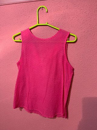 Blusa rosa con textura