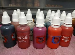Botes pintura Citadel 30ML (llenos/vacíos)