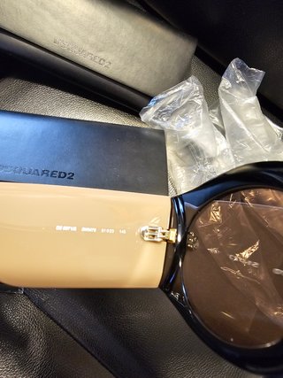 Gafas DSQUARED2 Ceresio 9 Beige/Negro Nuevas