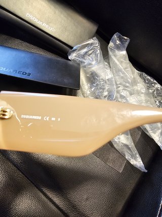 Gafas DSQUARED2 Ceresio 9 Beige/Negro Nuevas