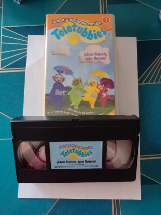 VHS Teletubbies: ¡Que llueva, que llueva!