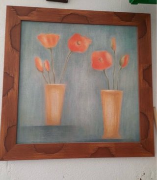Cuadro de amapolas