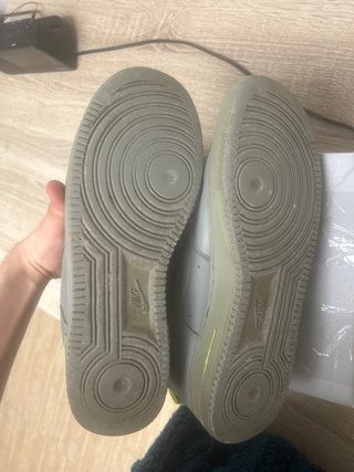 Nike Air Force 1 Gris/Verde Originales