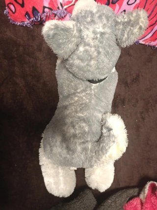 Peluche perro husky suave