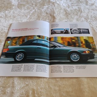 Catálogo BMW Série 3 E36 Cabriolet de 1999 Origina