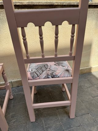 Conjunto 2 Sillas Madera Restauradas