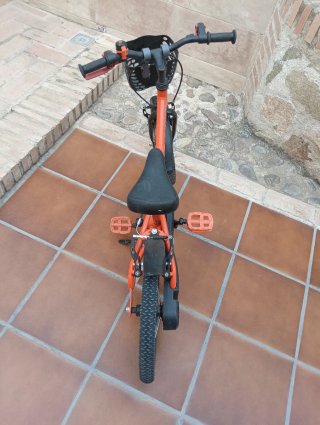 Bicicleta Infantil 16 Naranja