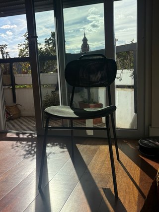 Silla Ensholm Ikea Negra