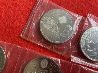 LOTE MONEDAS FNMT 2000 PESETAS. PLATA 0.925. SC