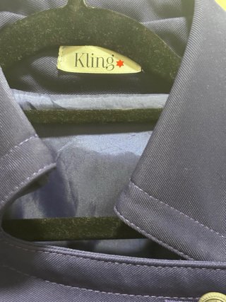 Gabardina Kling azul talla única sin estrenar