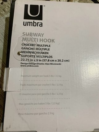 Appendiabiti Umbra Subway Multi Hook