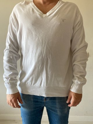 Jersey Gant Blanco Talla L