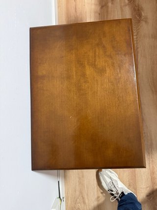 Mesa auxiliar revistero madera maciza