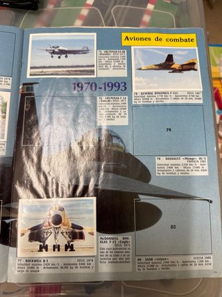 Libro Aviones Panini
