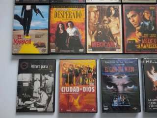 Lote Películas DVD Acción, Crimen, Drama en DVD