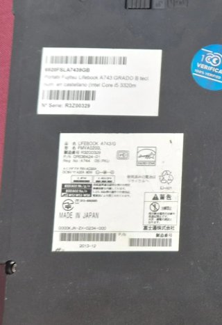 Portátil Fujitsu Lifebook series
