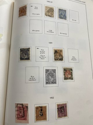 Hojas Álbum Sellos Indias Holandesas 1870-1949