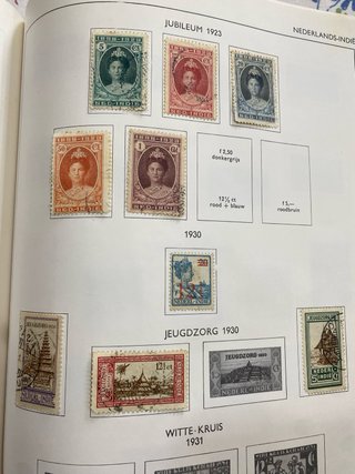 Hojas Álbum Sellos Indias Holandesas 1870-1949