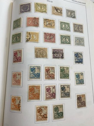 Hojas Álbum Sellos Indias Holandesas 1870-1949