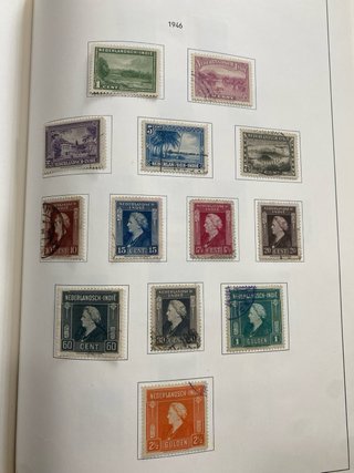 Hojas Álbum Sellos Indias Holandesas 1870-1949
