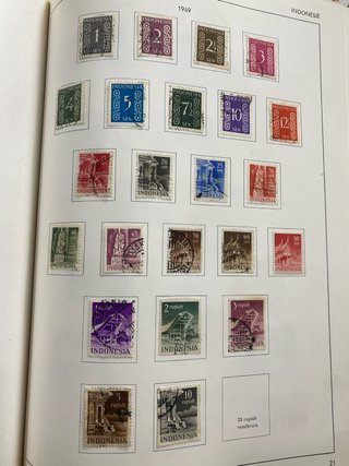Hojas Álbum Sellos Indias Holandesas 1870-1949