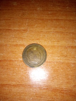 Moneda antigua de Franco