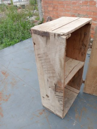 Caja de madera antigua