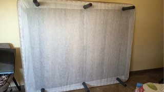 Base tapizada 150x190cm con 6 patas