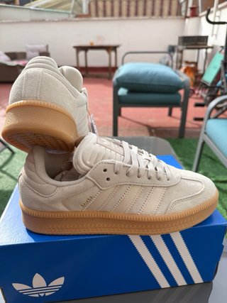 Zapatillas Adidas Samba XLG Talla 42 Beige
