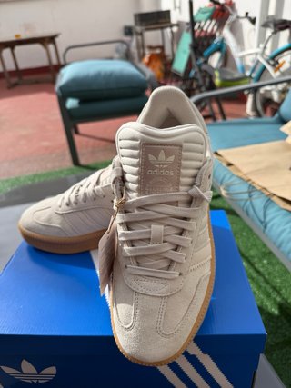 Zapatillas Adidas Samba XLG Talla 42 Beige