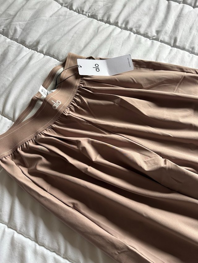 Alo Pantalones Anchos Marrones Talla L