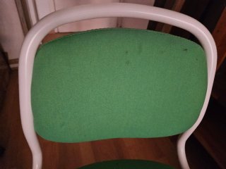 Silla de escritorio infantil verde de Ikea