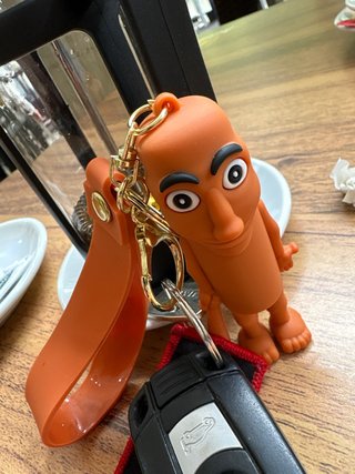 Llavero Tuntuntun Sajú Naranja