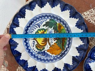 Conjunto 3 Platos Decorativos de Cerámica