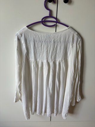 Blusa bordada blanca