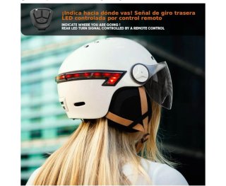 Casco CASR Glow LED Bici/Patinete